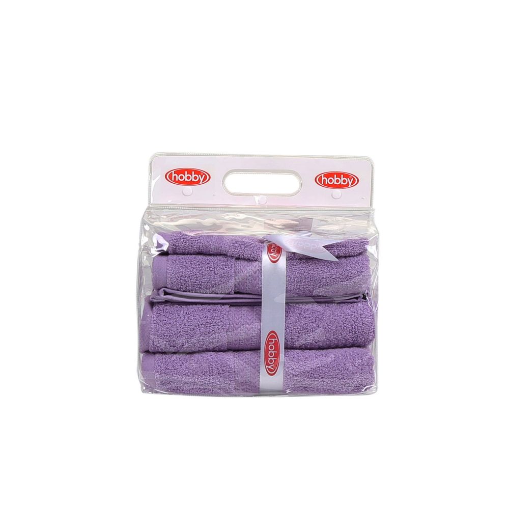 Set Ručnika Rainbow - Ljubičasti Nijansa (3 Dijela) slika 5