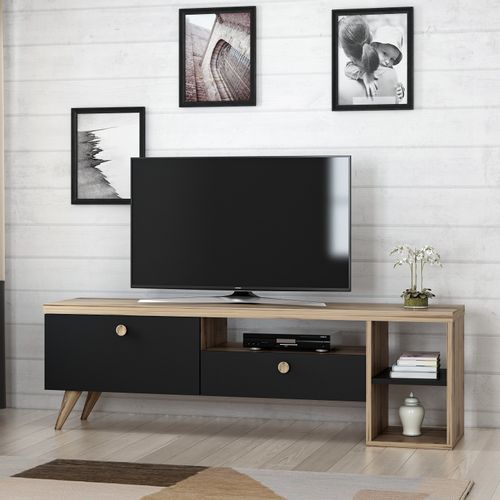 Woody Fashion Polica za TV PARION, Parion - Black slika 2