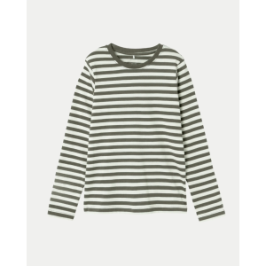 Name it majica dugih rukava za dječake Green Stripes 146/152 cm