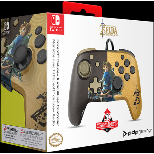 PDP NINTENDO SWITCH FACEOFF DELUXE CONTROLLER + AUDIO - ZELDA slika 9