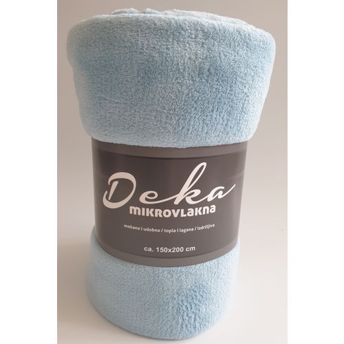 Deka mikrovlakna 150x200 cm light blue slika 1