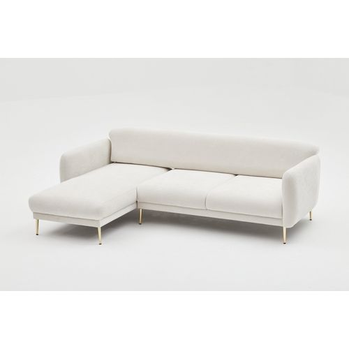 Atelier Del Sofa Kutna garnitura na razvlačenje, Krem Zlato, Simena Left - Cream slika 10