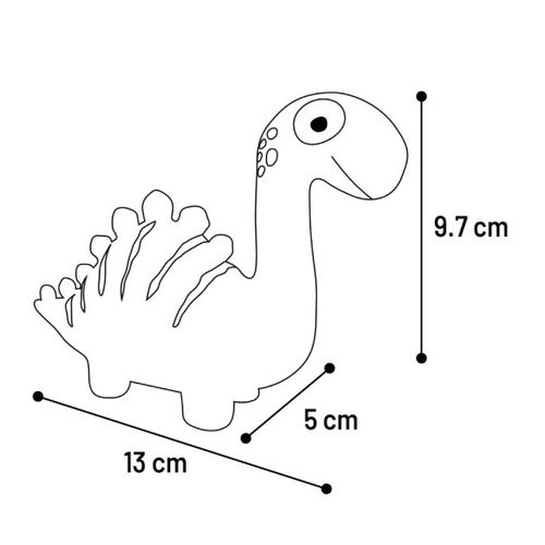 LATEX DINO S - Igračka za pse slika 3