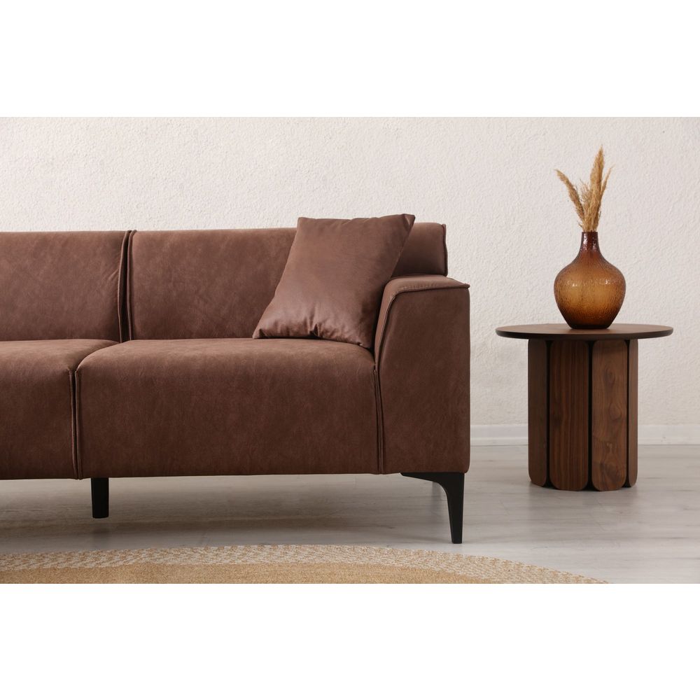 Ugaona sofa New Petra L - boja: kesten slika 3
