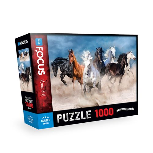 Blue Focus Puzzle 1000 delova Konji slika 1