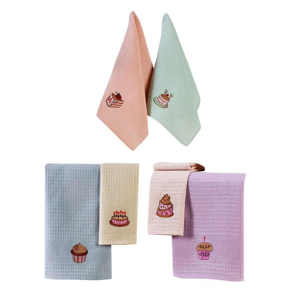 Set kuhinjskih peškira Cake Multicolor (6 komada) slika 6