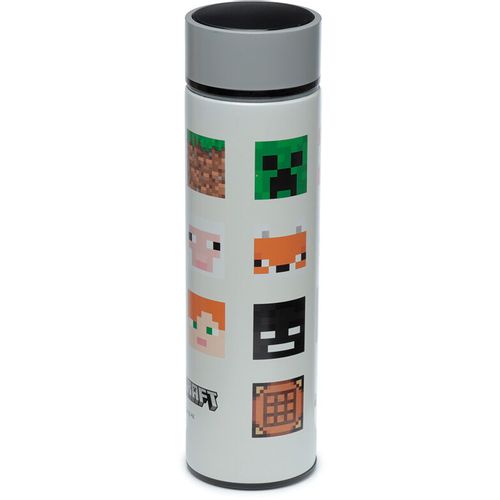 Minecraft thermos stainless steel bottle thermometer 450ml slika 4