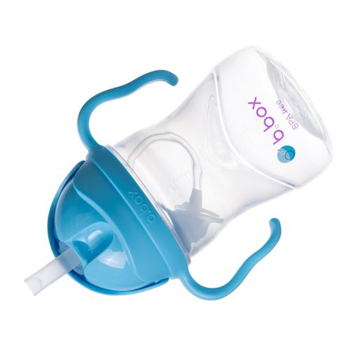 b.box Sippy cup bočica sa slamkom - blueberry slika 6