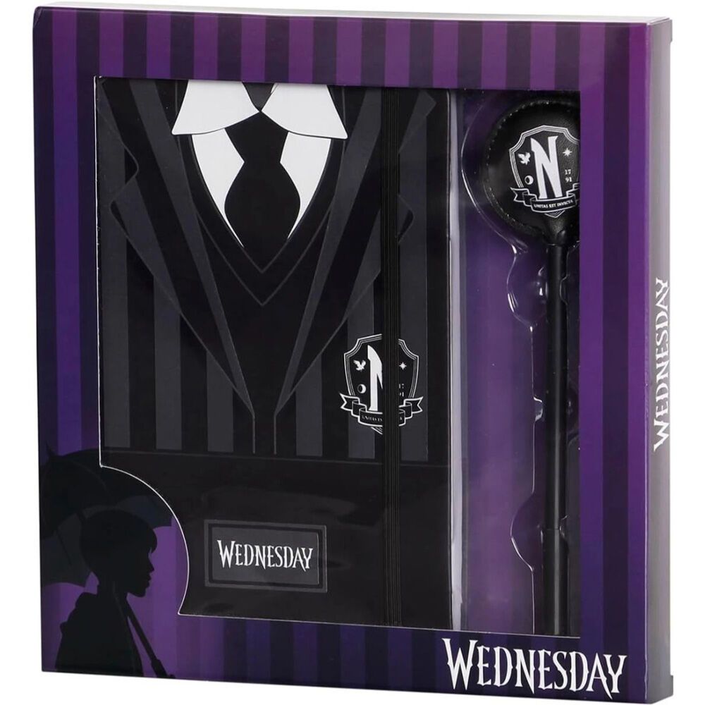 Set Dnevnik i Olovka Wednesday Uniform slika 3