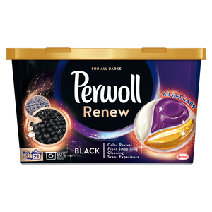 Perwoll Caps Black , 21 pranje