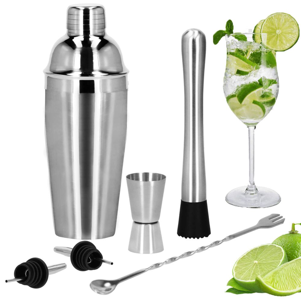 Set za pripremu pića za barmene shaker 750 ml 6 komada slika 7
