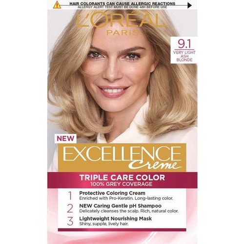 L'Oreal Excellence Farba Za Kosu 9.1 Natural Light Ash Blond slika 1