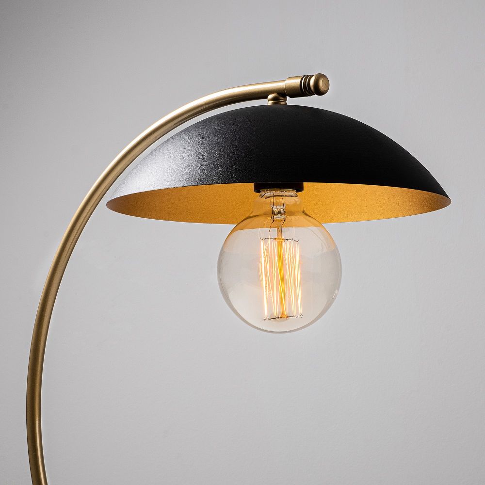 Sıvani - NT - 150 Crna Zlatna Stolna Lampa slika 6