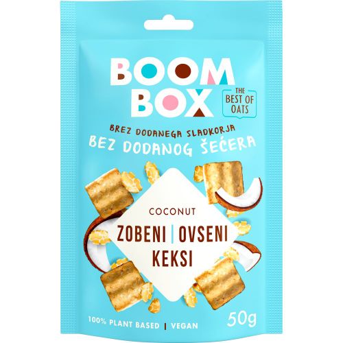 Boom Box Zobeni keksi Kokos 50g slika 1