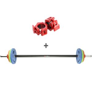 Sbp22 set pumpi za trening fitness 20 kg hms