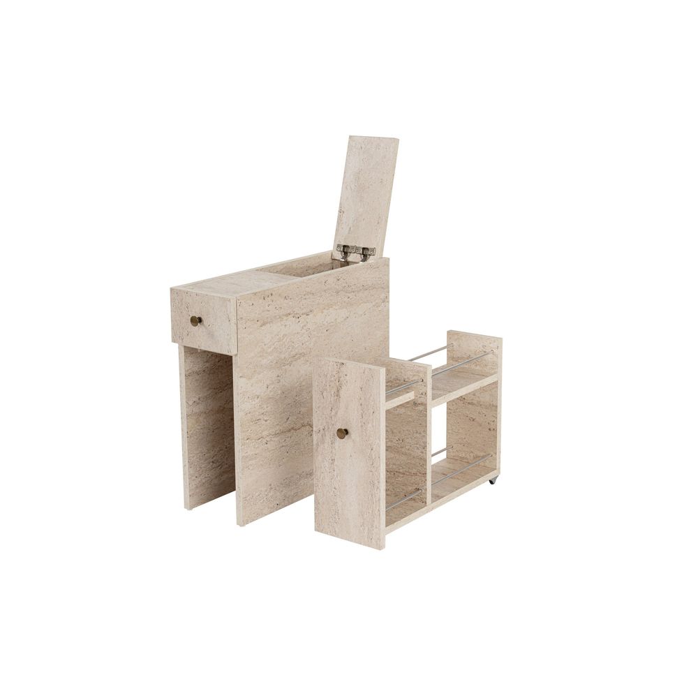 Calencia - Travertine Travertine Bathroom Cabinet slika 9