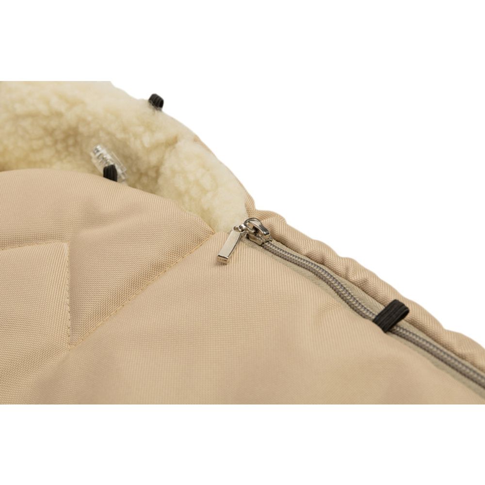 Romper torba za kolica– cappuccino vuna (95x40) slika 5