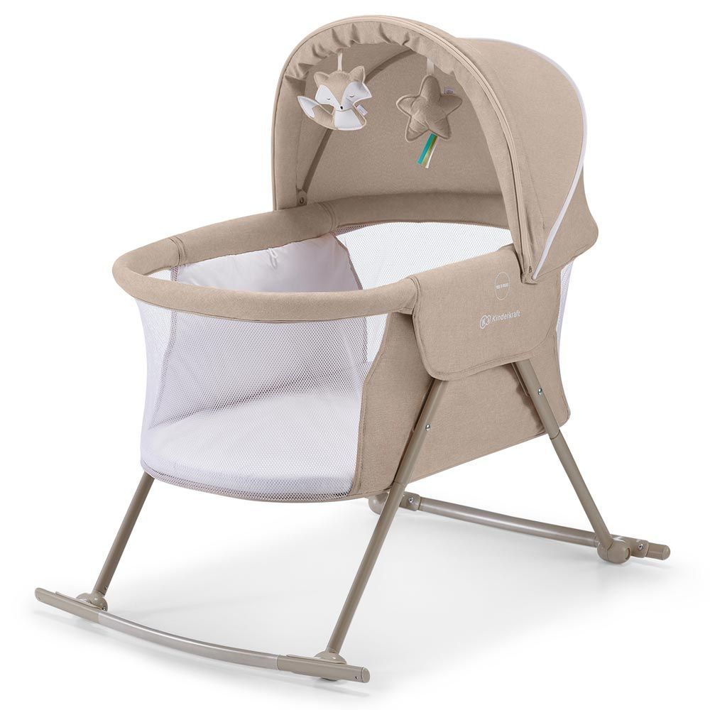 Kinderkraft Sklopiva kolijevka LOVI 3U1 Beige slika 2
