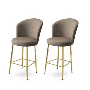 Alte - Cappuccino, Gold Cappuccino
Gold Bar Stool Set (2 Pieces)