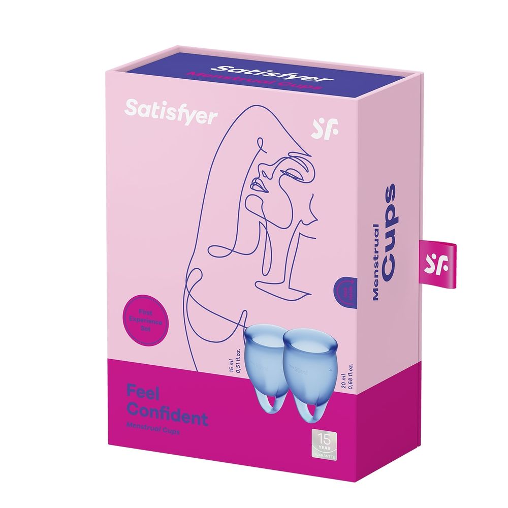 Menstrualna čašica Feel Confident, plava slika 5