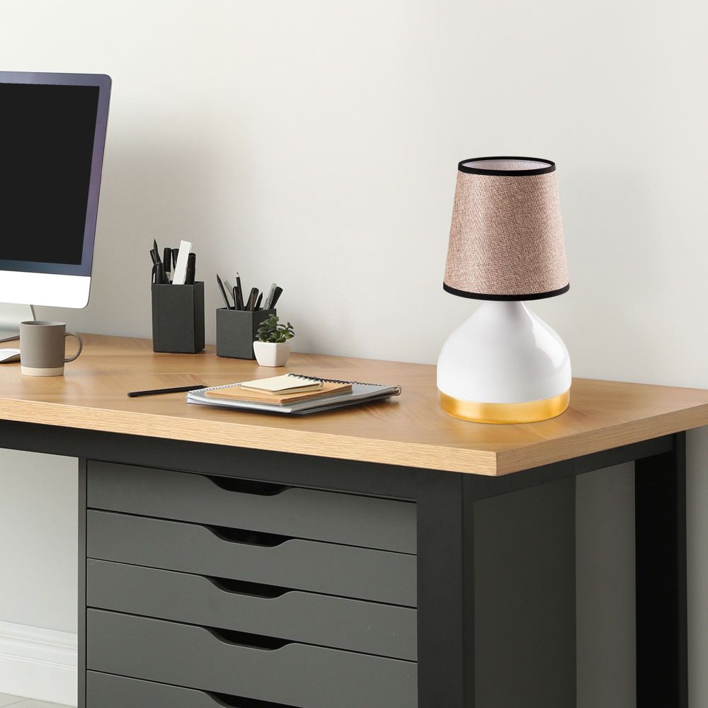 Yıldo - 8022 Bijela i Smeđa Stolna Lampa slika 3