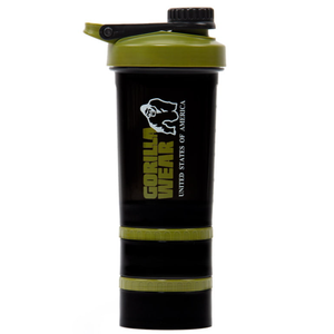 Gorilla Wear Šejker 2 GO -  Black/Army Green