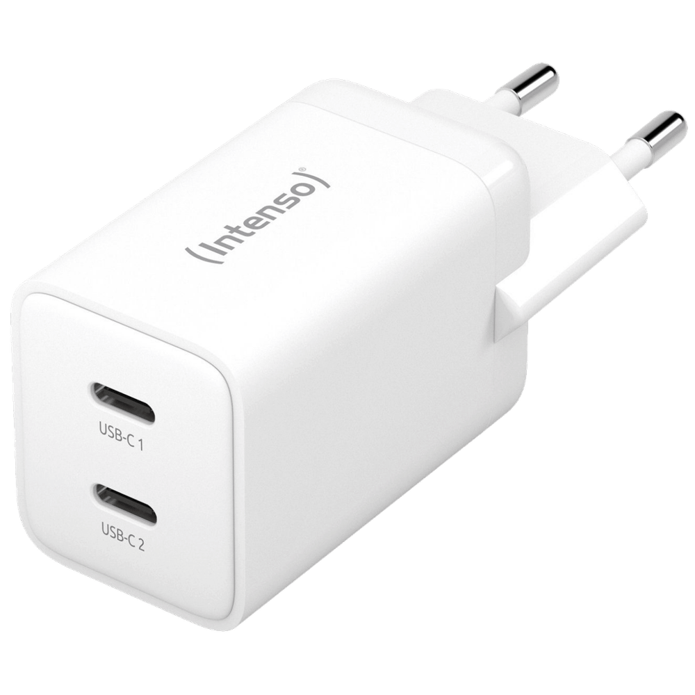 (Intenso) Punjač kučni, brzi, 2 x USB-C, 3A, 40W - Power Adapter W40CC GaN slika 2