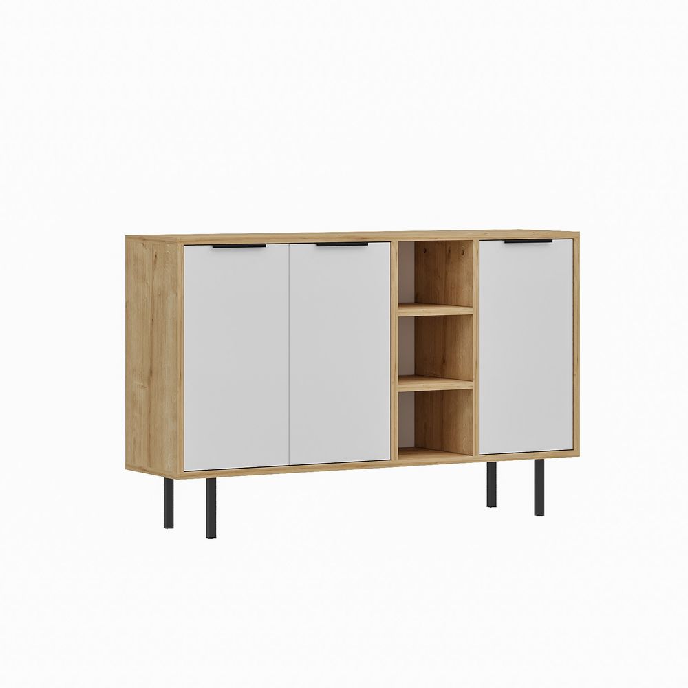 Konzola / komoda Viyana - Sapphire Oak i Bijela slika 4
