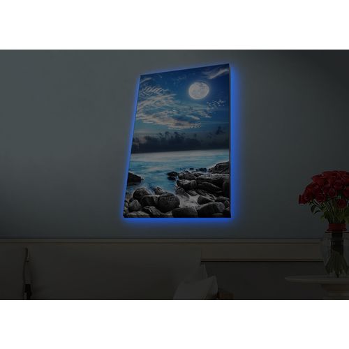 Wallity Slika dekorativna platno sa LED rasvjetom, 4570HDACT-099 slika 1