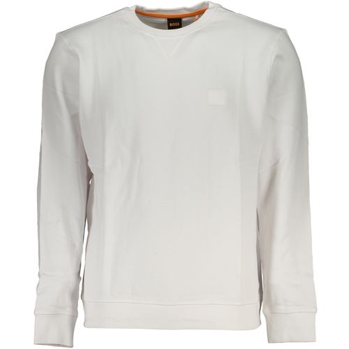 HUGO BOSS MEN'S WHITE ZIPLESS SWEATSHIRT slika 1