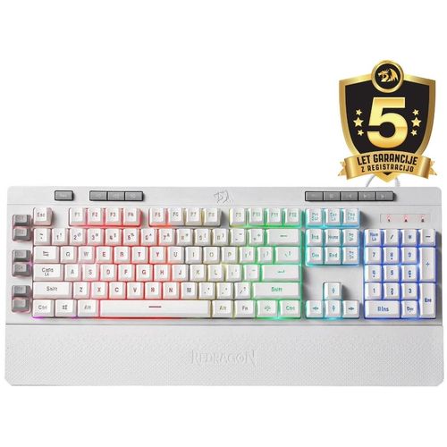 KEYBOARD - REDRAGON SHIVA K512 RGB WHITE slika 1