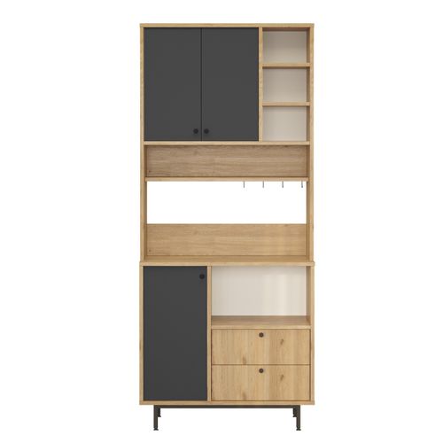 RE6-SA OakAnthracite Multi Purpose Cabinet slika 4