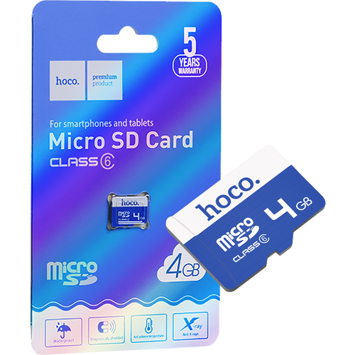 hoco. Micro SD kartica - MicroSD 4GB Class6 (90359) slika 1