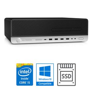 HP EliteDesk 800 G3 SFF i5-6500, 8GB, 240GB SSD + 500GB HDD - rabljeni uređaj