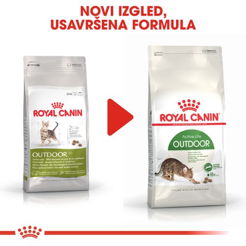 ROYAL CANIN FHN Outdoor, potpuna i uravnotežena hrana za mačke namijenjena aktivnim mačkama koje žive pretežno na otvorenom, 4 kg slika 2