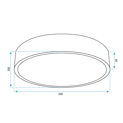 Stropni luster APP1404-C 30cm slika 8