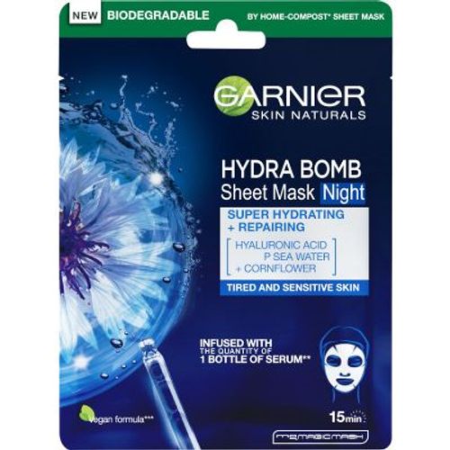 Garnier Skin Naturals Hydra Bomb Tissue Mask Night noćna maska za lice 32g slika 2