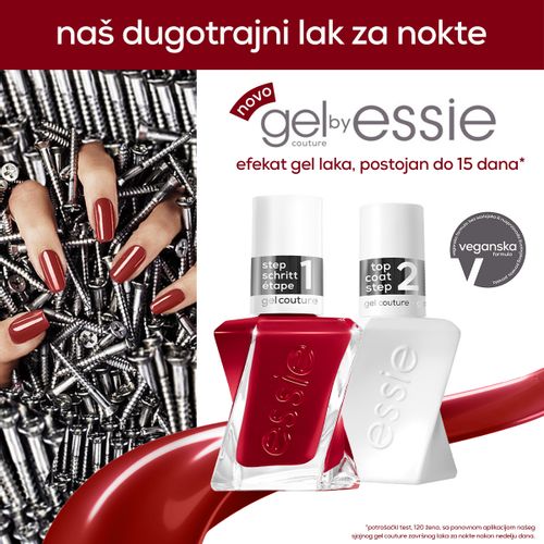 Essie Gel Couture top coat slika 6