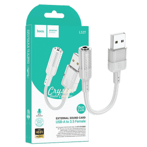 hoco. Adapter za slušalice, USB type A na 3.5 mm - LS37 Spirit