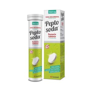 PEPTO SODA MINT EFF A20 - Šumeće Tablete za Optimalnu Kiselost