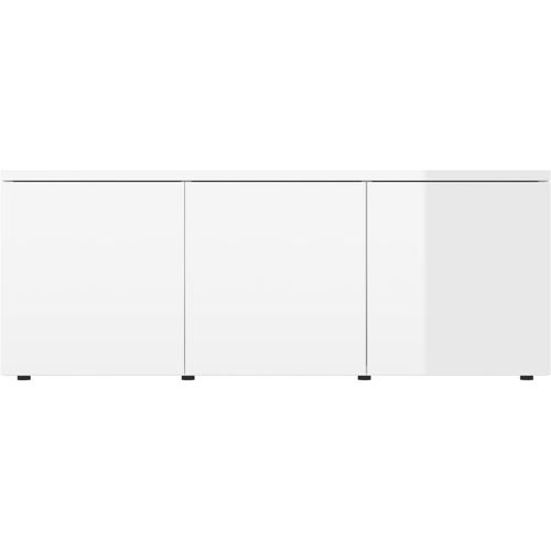 TV ormarić visoki sjaj bijeli 80 x 34 x 30 cm od iverice slika 29