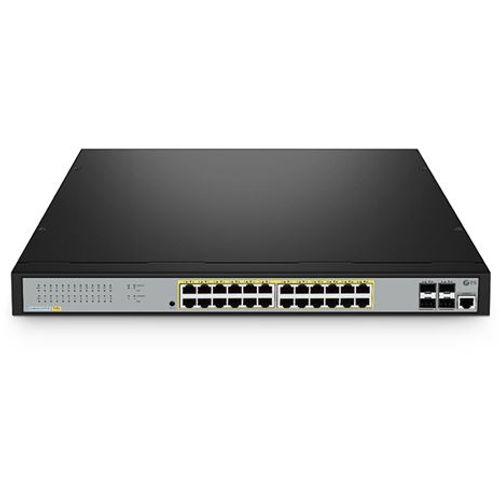 D-Link NET FS Gb L2+ S2805S-24TF-P, PoE 4x1Gb SFP 370W Upravljivi slika 1