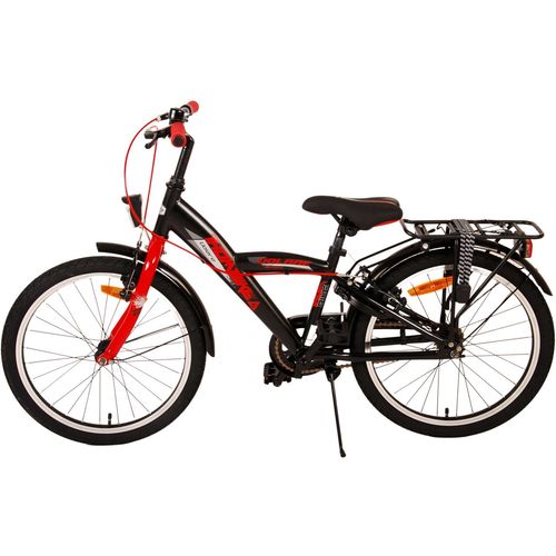 Volare Thombike 20" dječji bicikl s dvije ručne kočnice crno-crveni slika 13