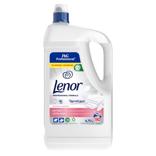 Lenor Professional Sensitive omekšivač za veš  4.75l 190 pranja XXL slika 1