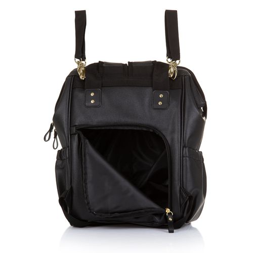 Chipolino torba / ruksak Black leather  slika 4