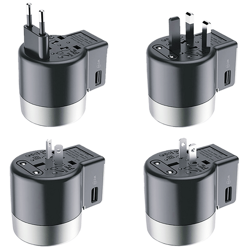 hoco. Punjač kućni, univerzalni, EU/UK/US/AU, 2 x USB,2.5 A - AC4 Dual port rotating charging slika 3