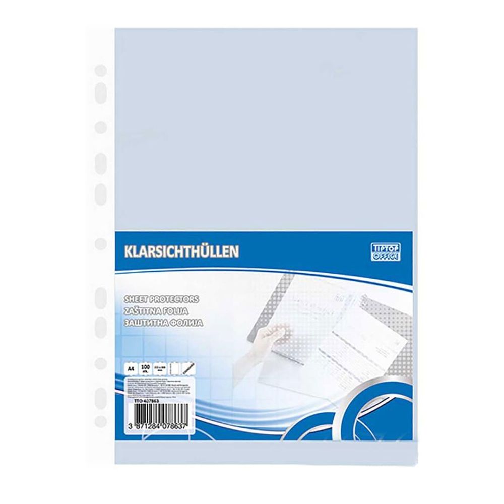 Folija za dokumenta A4, Standard 407863, transparentna slika 1