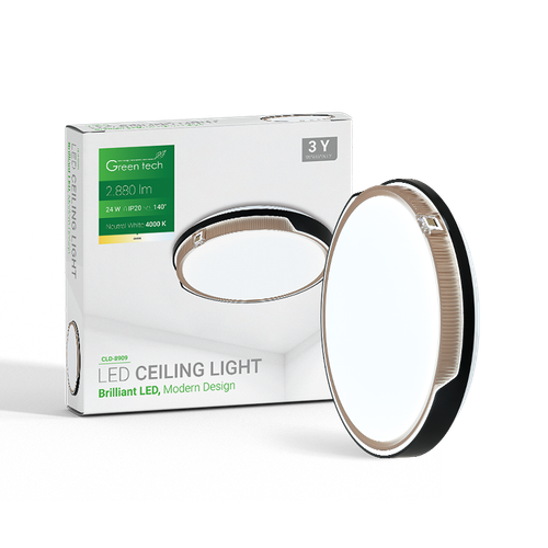 Green Tech LED plafonjera 24W, 4000K, promjer 39cm slika 2