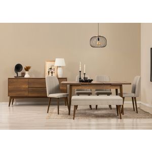 Vina 03 1005 - Set Trpezarijskog Stola i Stolica od Oraha