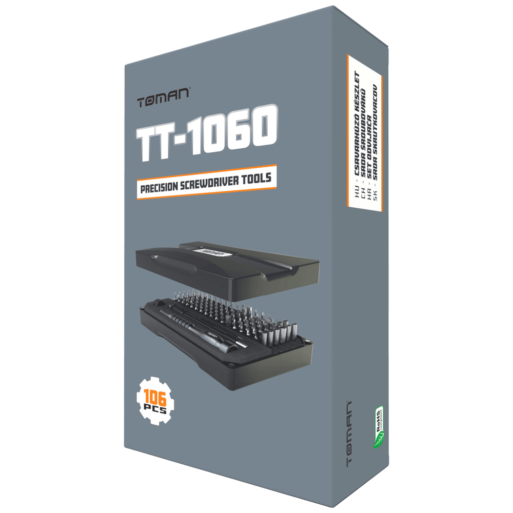 Toman Set alata, precizni odvijači, 106 kom - TT-1060 slika 2